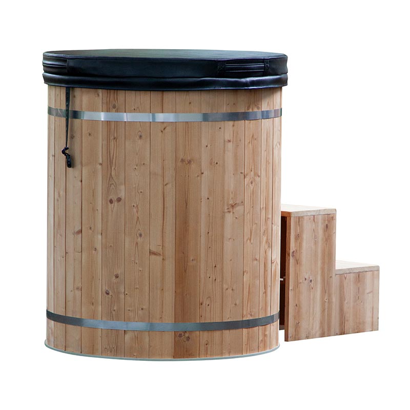 Μπανιέρα πάγου Thermo Pine Wood με επένδυση από ανοξείδωτο ατσάλι 304