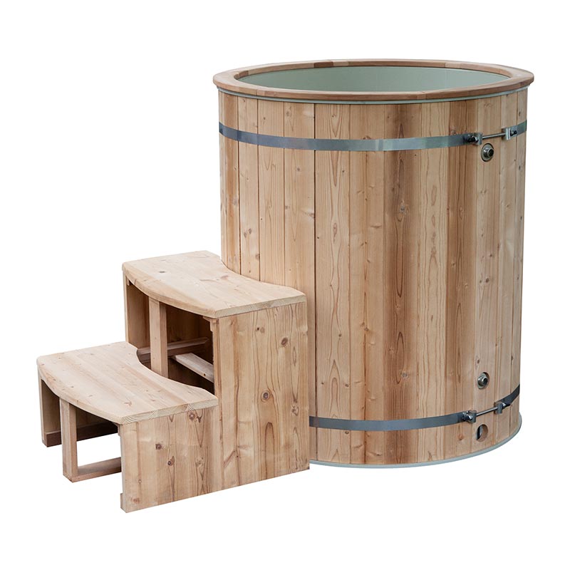 Μπανιέρα πάγου Thermo Pine Wood με επένδυση από ανοξείδωτο ατσάλι 304