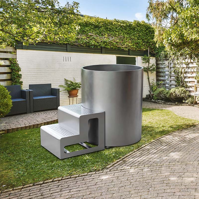 Μπανιέρα από ανοξείδωτο χάλυβα