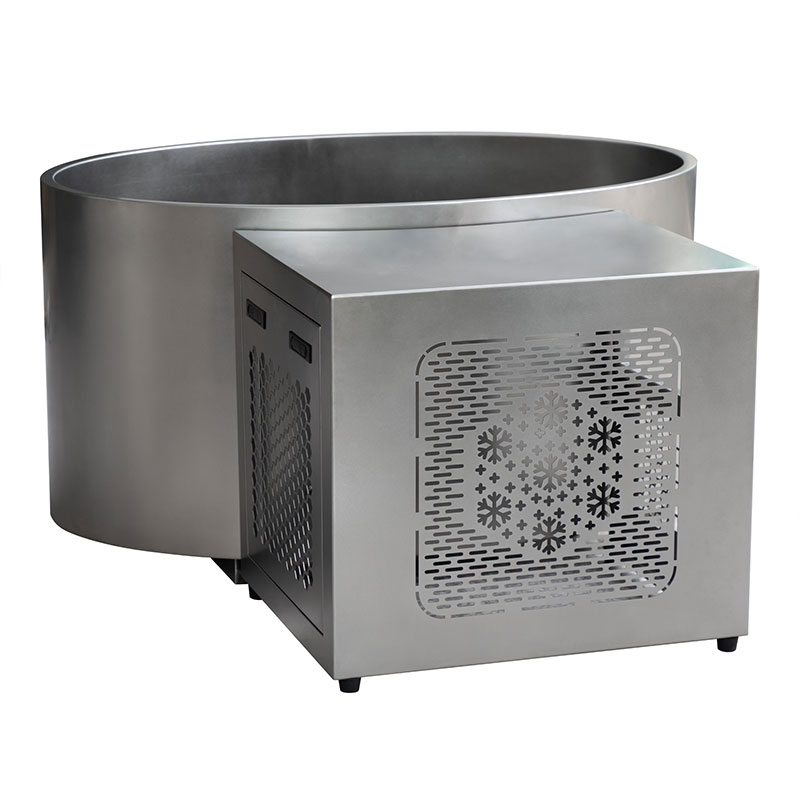 Οβάλ ψυχρή μπανιέρα από ανοξείδωτο ατσάλι