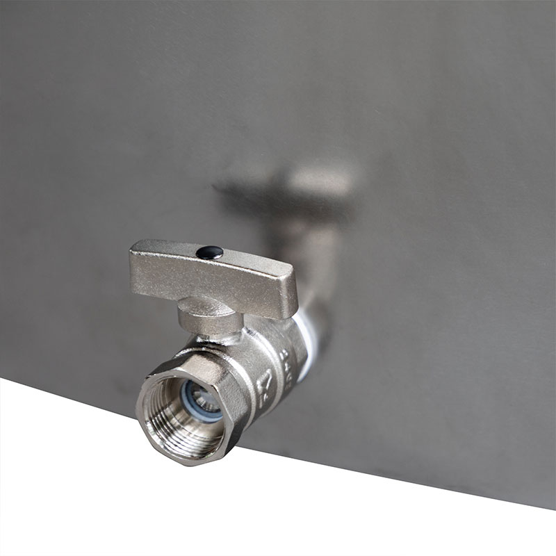 Οβάλ ψυχρή μπανιέρα από ανοξείδωτο ατσάλι