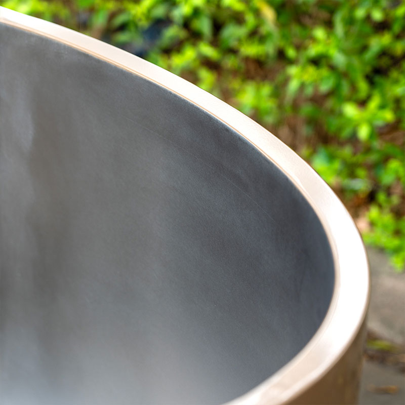 Champagne Gold Full 304 από ανοξείδωτο ατσάλι Cold Plunge Μπανιέρα