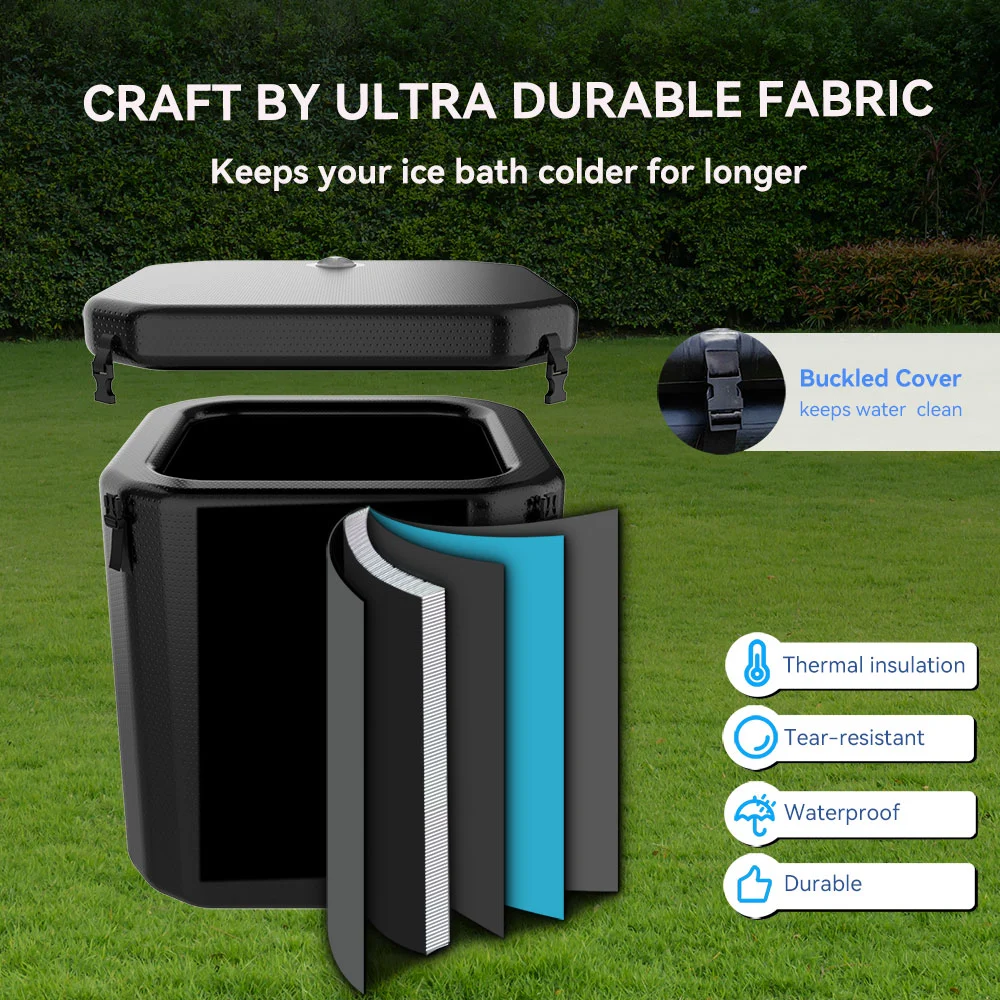 8Psi Inflatable Ice Bath Barrel For Training Recovery